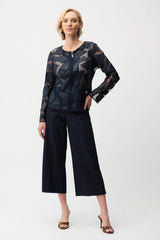 Laser Cut Leatherette Giraffe Print Fitted Jacket 261906