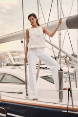 Joseph Ribkoff Wide Leg  Jeans 261972