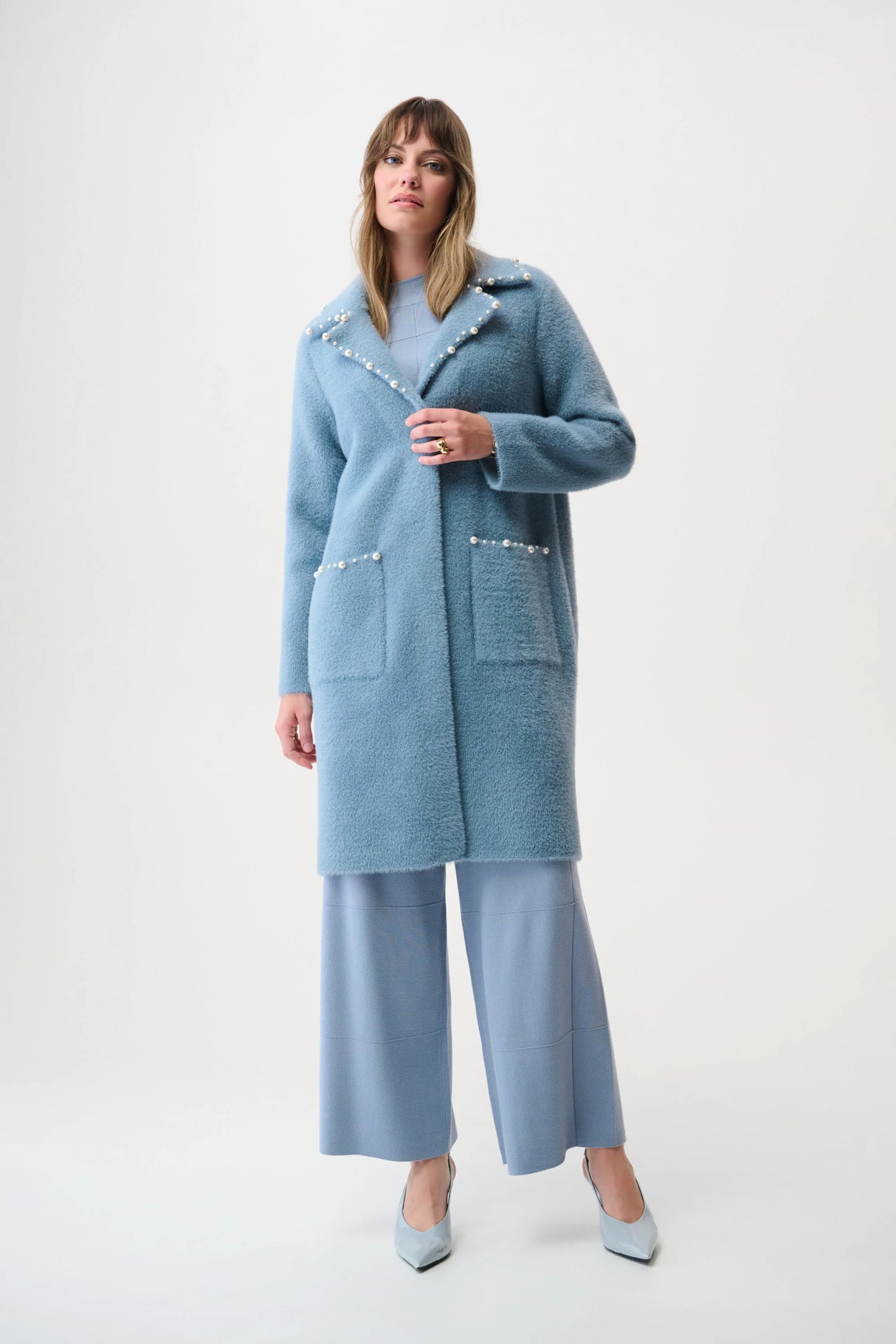 Joseph Ribkoff Yarn Sweater Coat  261997