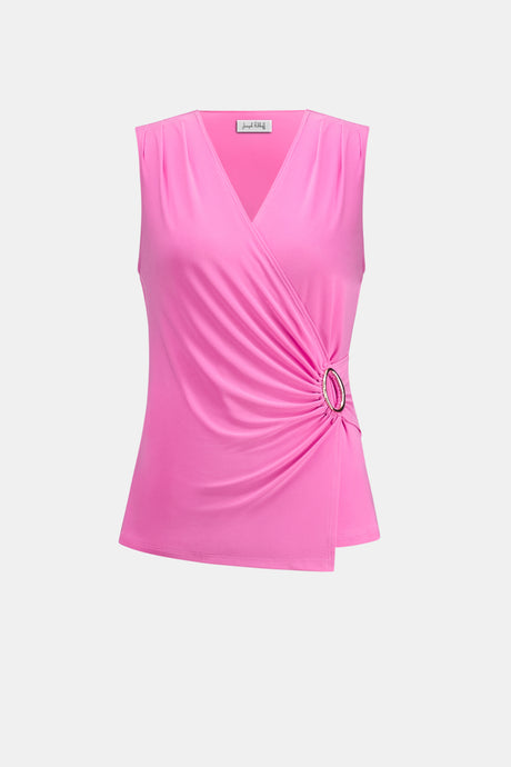 Joseph Ribkoff Silky Knit Fitted Wrap Top 262072