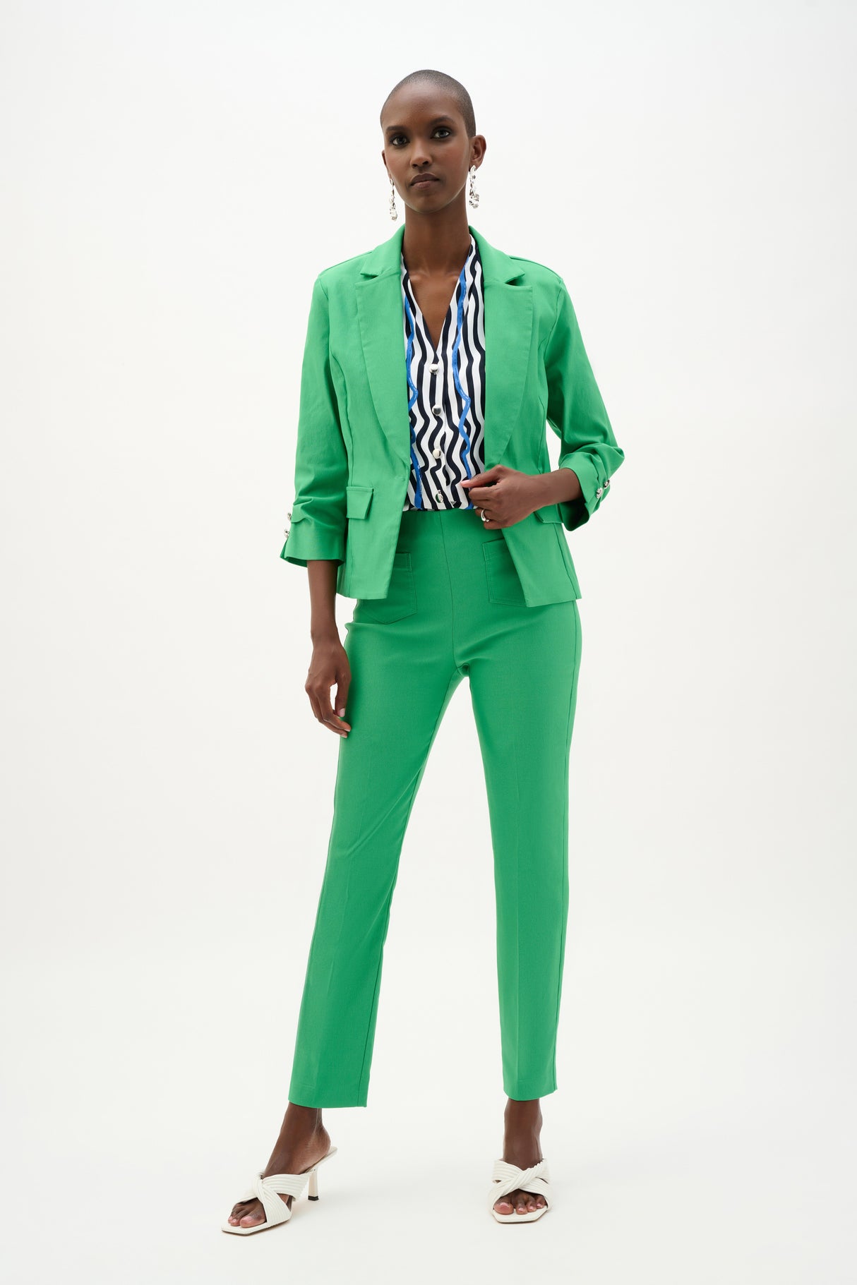 Millennium Fitted Blazer With Statement Button 262235