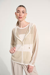 Joseph Ribkoff  Hooded Zip Jacket 262613