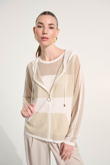 Joseph Ribkoff  Hooded Zip Jacket 262613