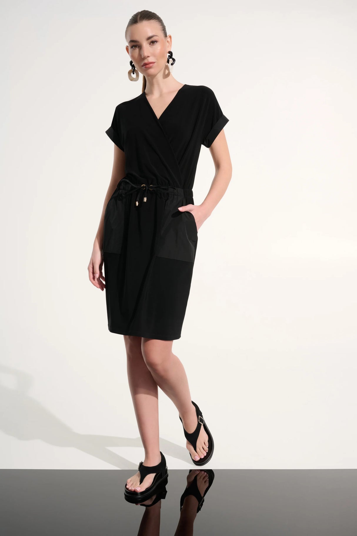 Joseph Ribkoff Straight Wrap Dress 262630