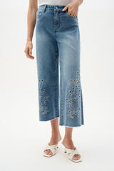 Joseph Ribkoff Wide Leg Crop Jeans  262915
