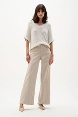 Joseph Ribkoff  Wide Leg Jeans With Rhinestones 262940