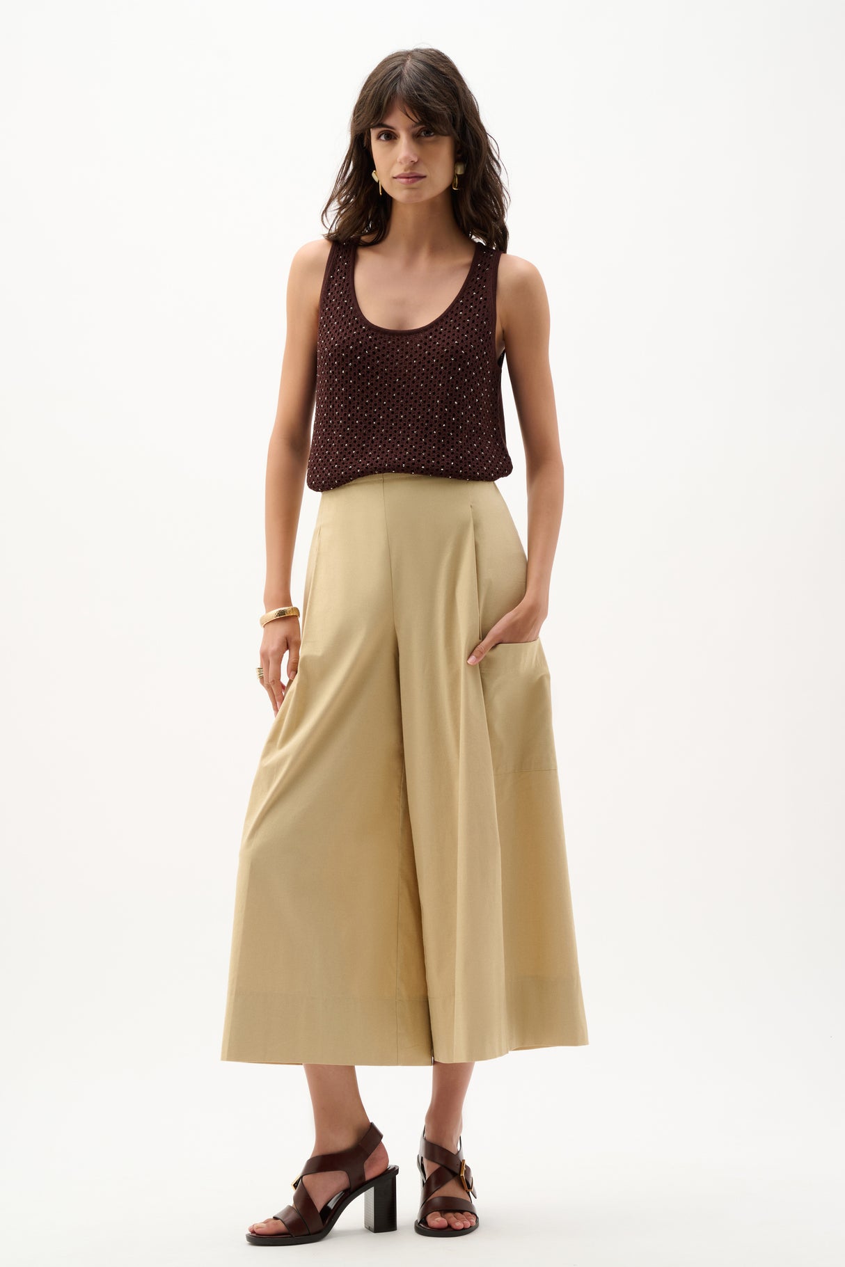 Joseph Ribkoff Embellished Knit Camisole 262957