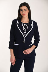 FRANK LYMAN KNIT BLAZER 266009