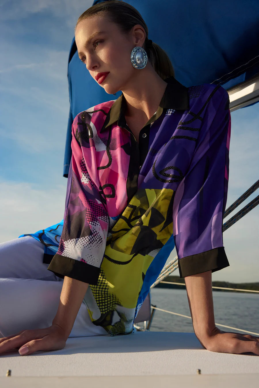 Frank Lyman Pop Art Blouse 266541