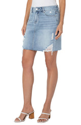 LIVERPOOL LM6051RD EVANSTAN SKIRT