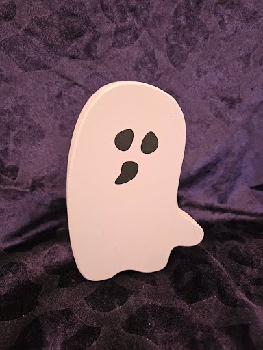 Pink Ghost Wood Decor 2243