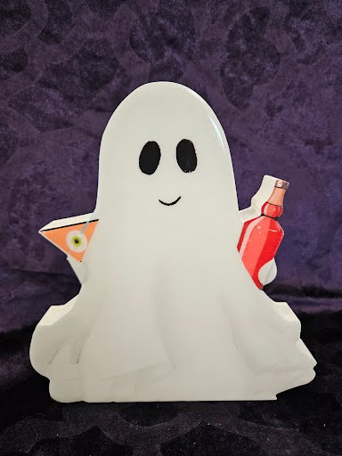 Boozy Ghost Wood Decor 2233