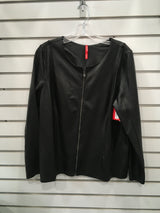 SPANX, FAUX LEATHER JACKET