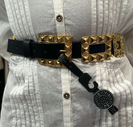 Street Ahead - Riley Belt -Gold/Black
