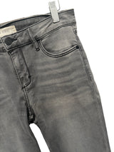 HIDDEN JEANS GREY WASH FRINGE 0016