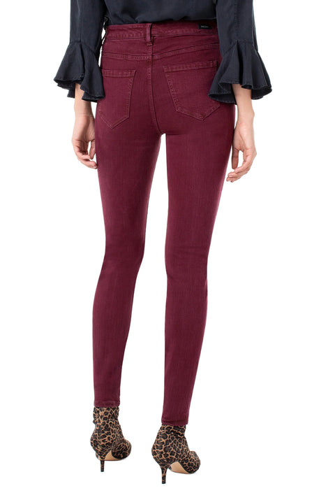 Liverpool Style LM2358WF Abby Skinny Oxblood Color