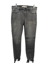 HIDDEN JEANS GREY WASH FRINGE 0016