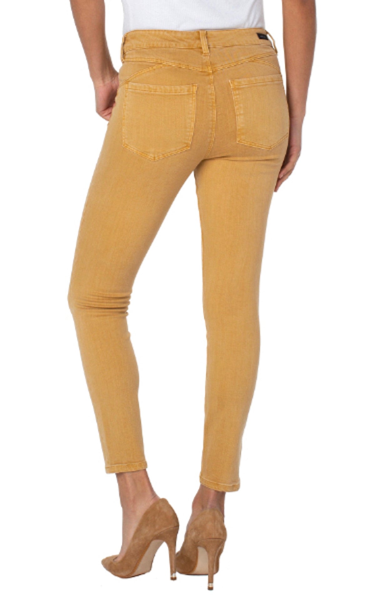 Liverpool LM2100WF Abby High Rise Ankle Skinny Honey Color