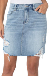 LIVERPOOL LM6051RD EVANSTAN SKIRT