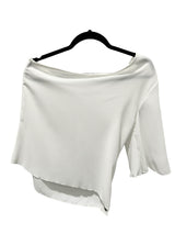 RYAN WAYNE ONE SLEEVE TOP White