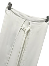 RYAN WAYNE WHITE HIGH SLIT PANT