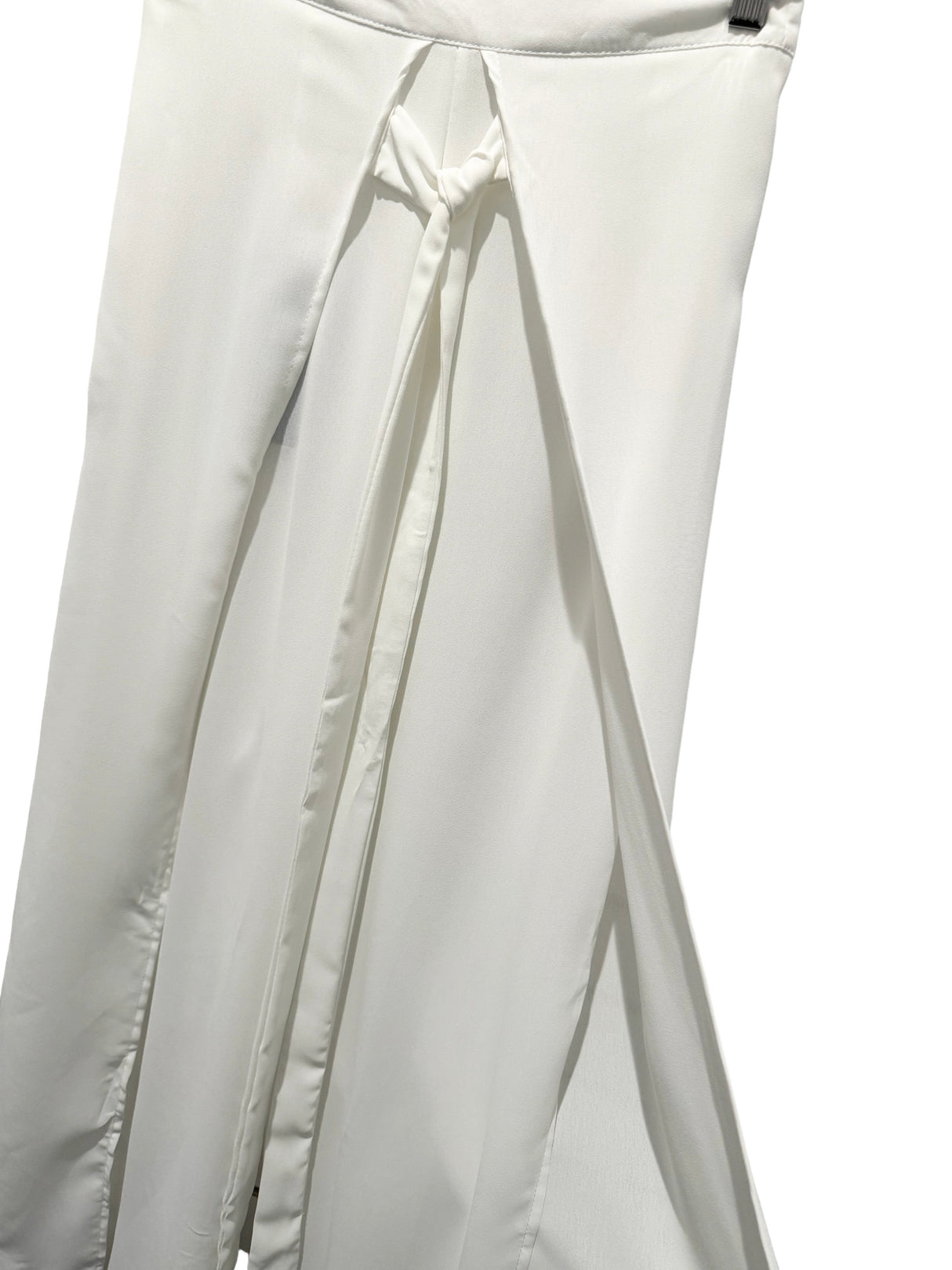 RYAN WAYNE WHITE HIGH SLIT PANT