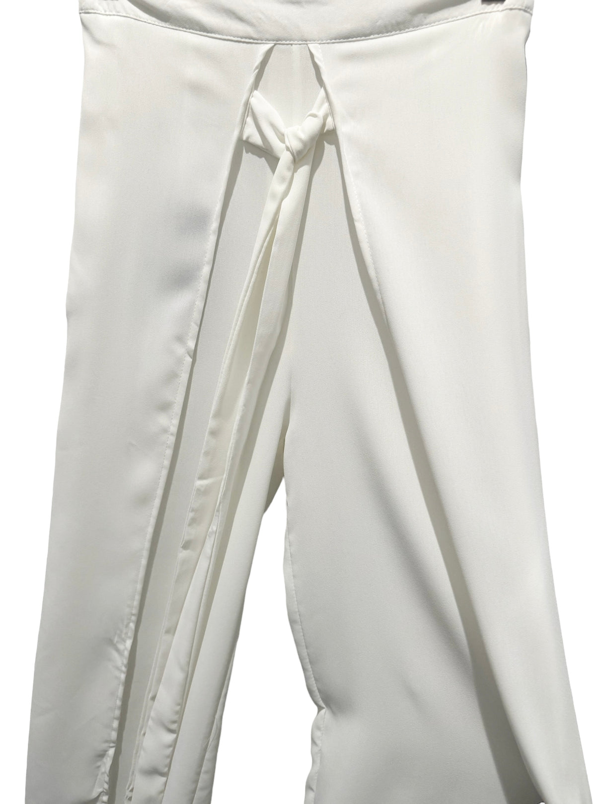 RYAN WAYNE WHITE HIGH SLIT PANT