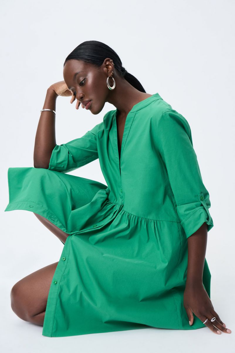 Joseph Ribkoff 231148 Foliage Dress