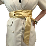 RWC Belt -Yaya Leather Wrap Belt - Metallic Gold