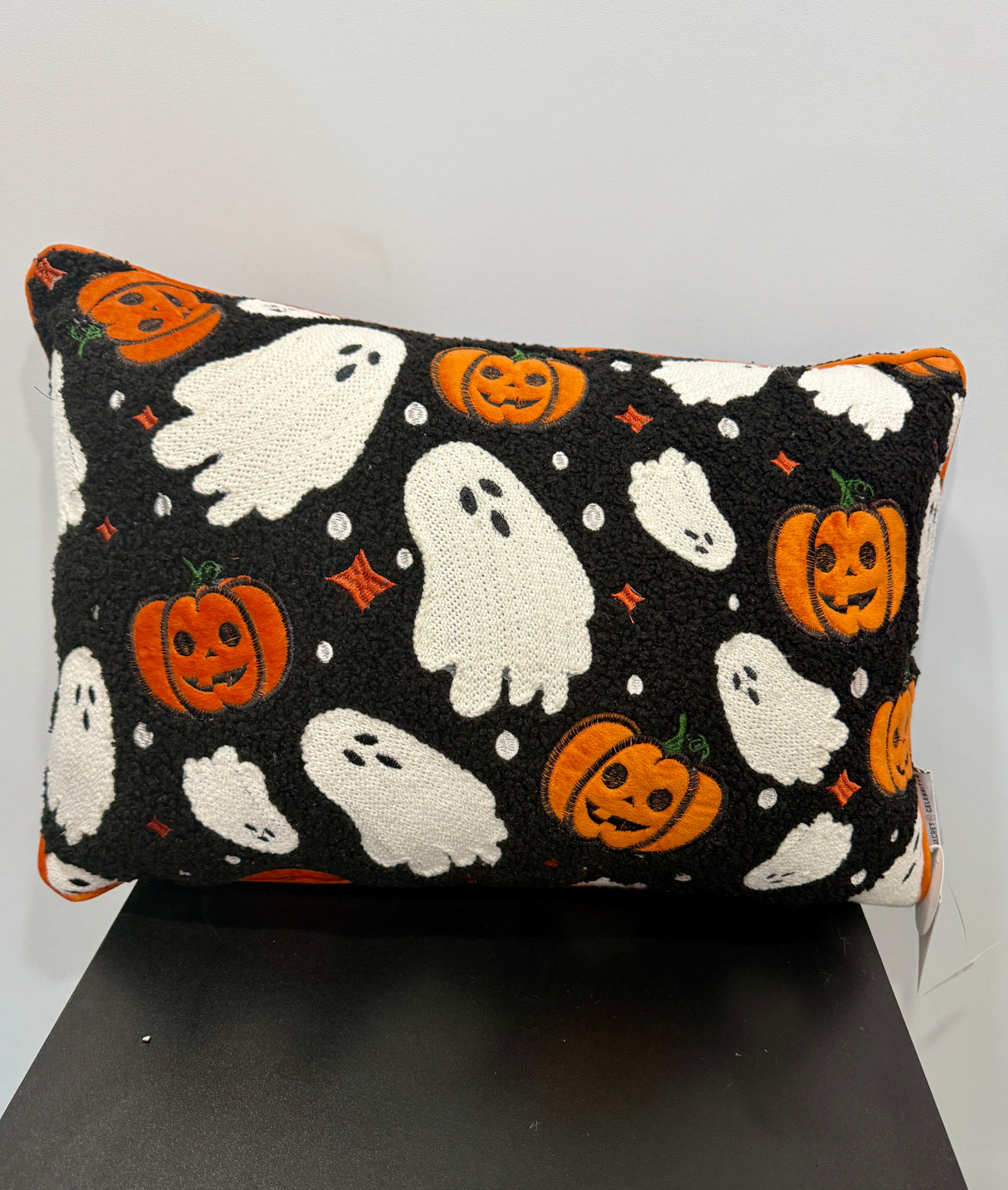 Ghosts & Pumpkins Halloween Accent Pillow 630454