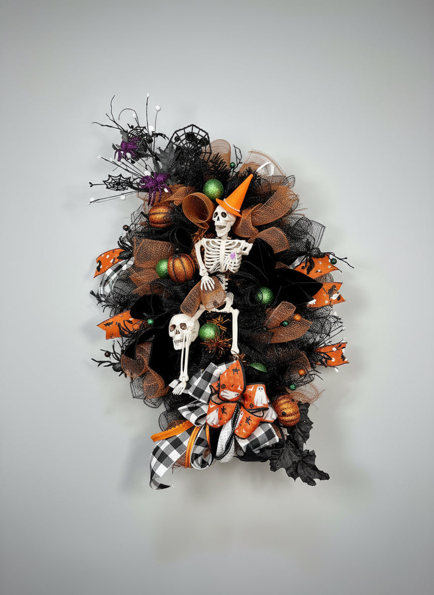Skeleton Party Swag – Halloween Wall or Door Décor