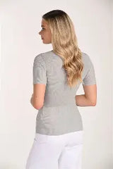 FRANK LYMAN, 266563 SILVER KNIT TEE