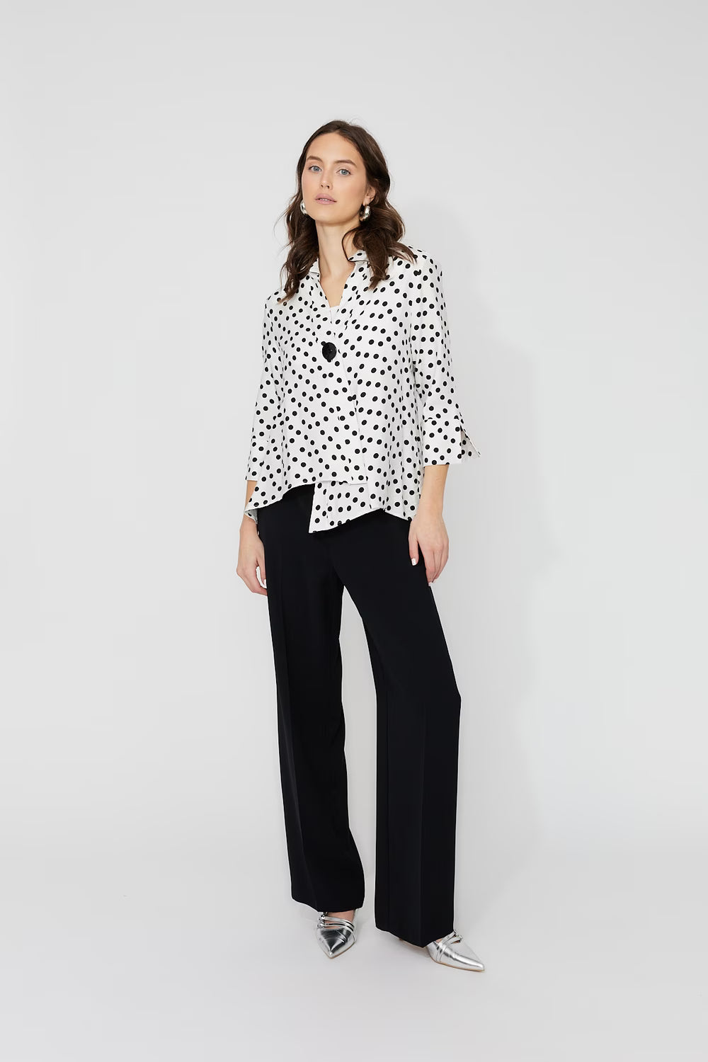 FRANK LYMAN WOVEN BLACK PANT 266302