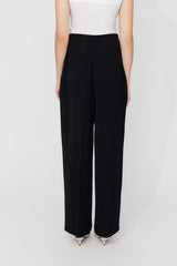 FRANK LYMAN WOVEN BLACK PANT 266302