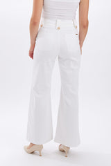 Frank Lyman White Flare Jeans 246227U