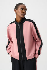 263621 Joseph Ribkoff Black/Vintage Rose Athleisure Wear