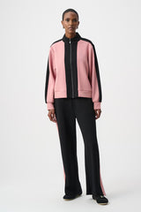 263621 Joseph Ribkoff Black/Vintage Rose Athleisure Wear