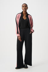 263622 Joseph Ribkoff Black/Vintage Rose Athleisure Wear