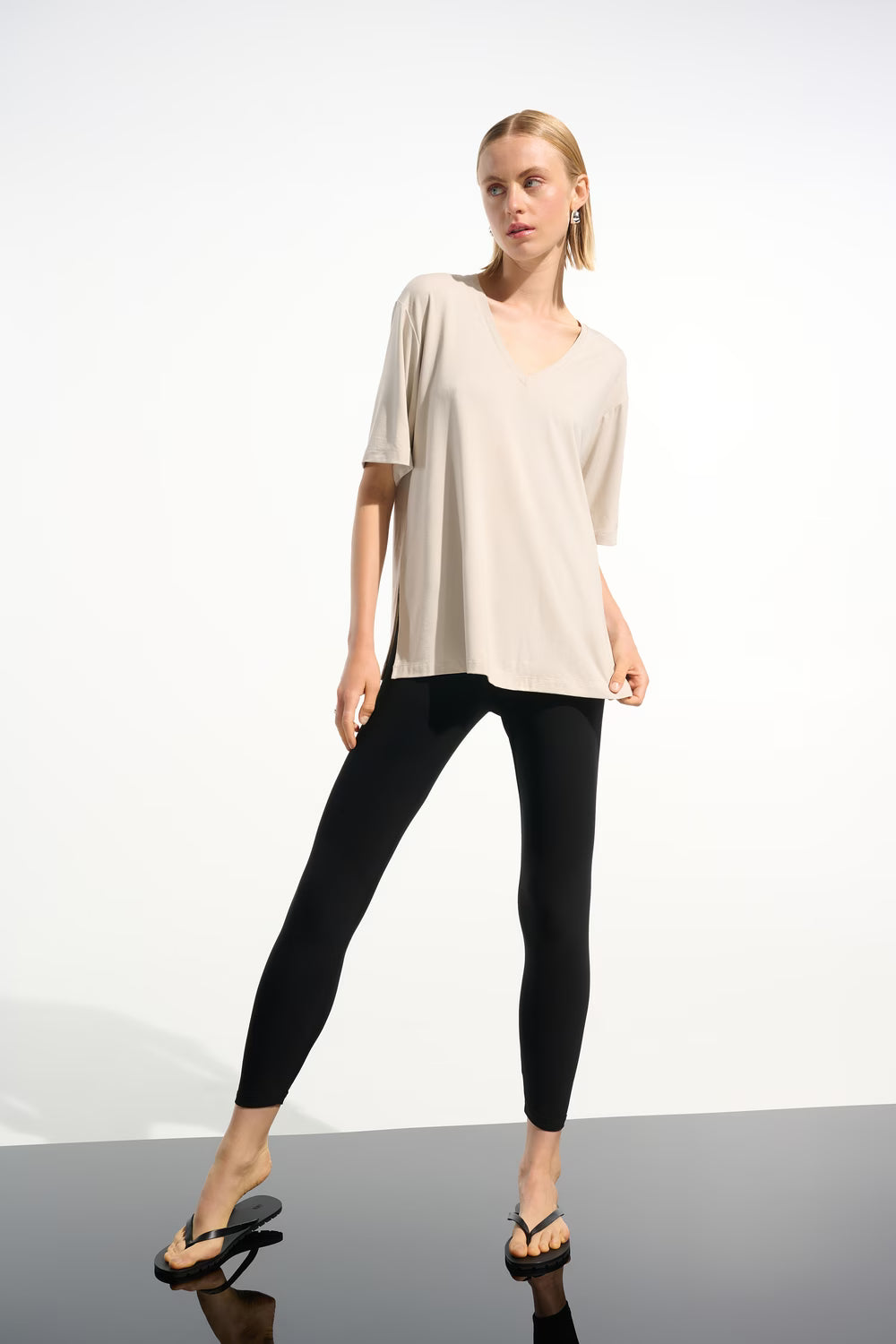 Casual V-neck Pullover Style 261600