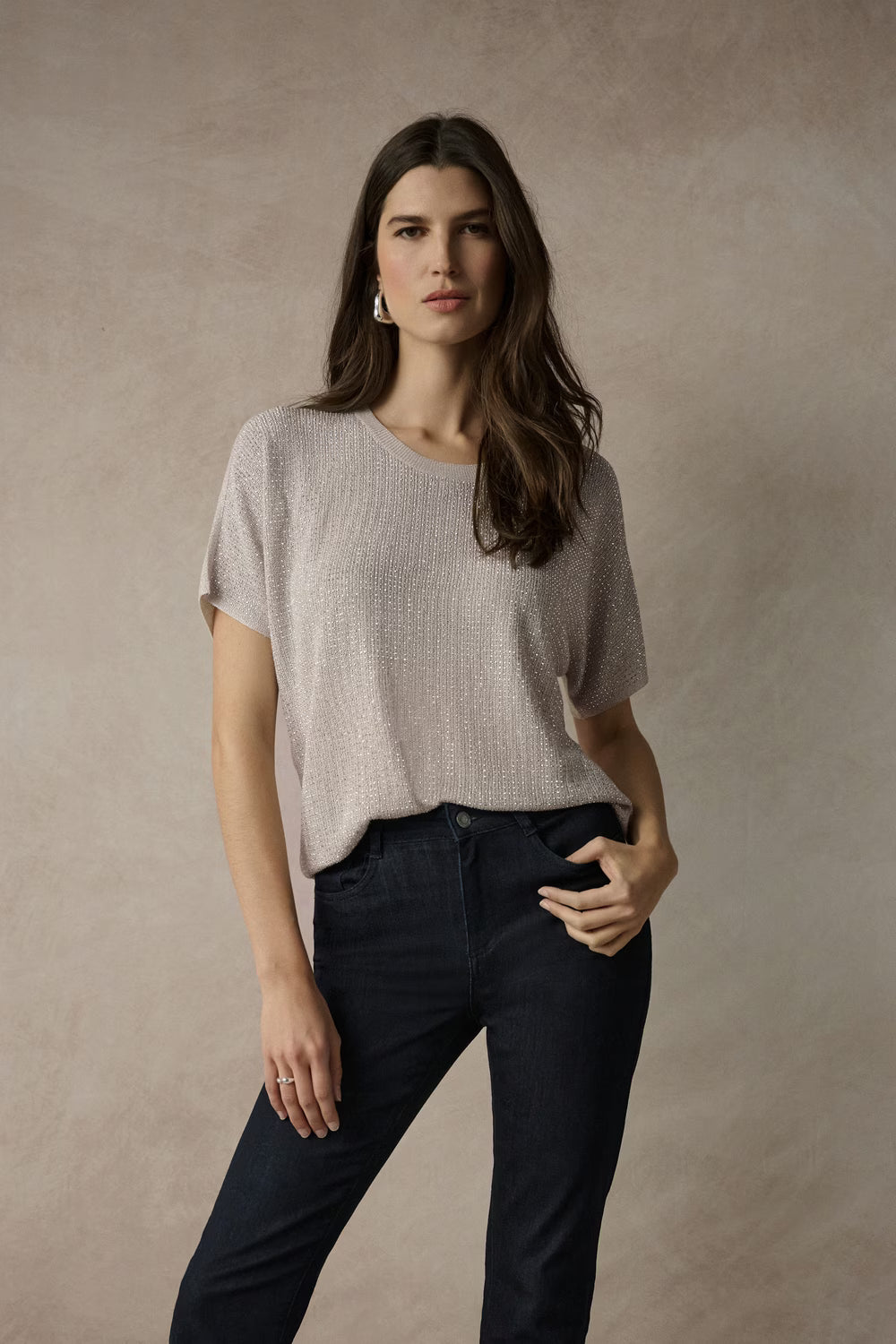 Joseph Ribkoff Crew Neck Jewel Pullover 263900CO