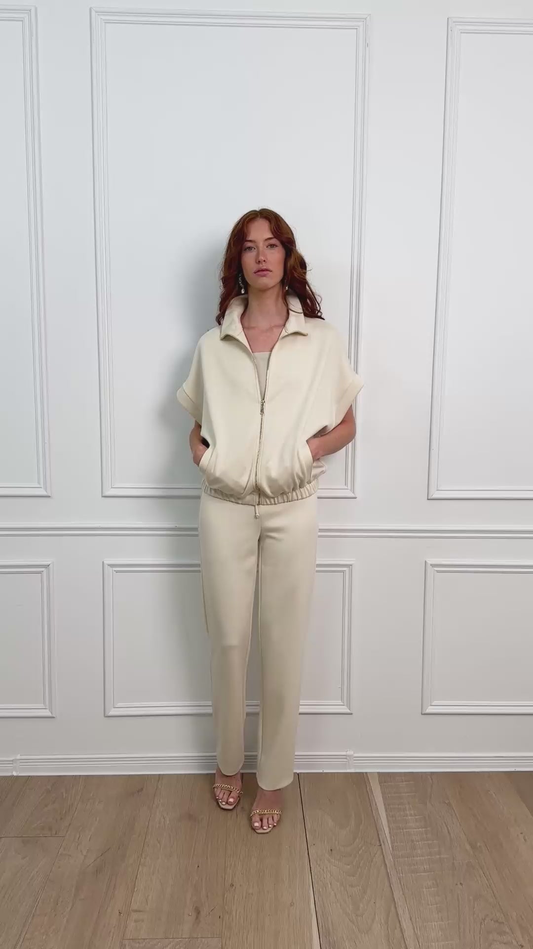 Casual Zip-up Jacket Style 254145