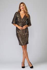 Jospeh Ribkoff 194541 Black/Gold Dress
