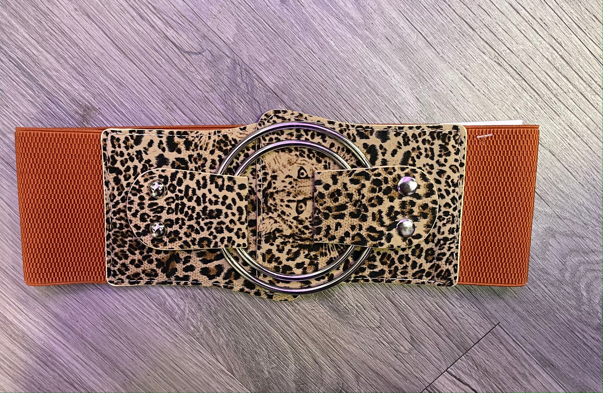 RYAN WAYNE LEOPARD BELT