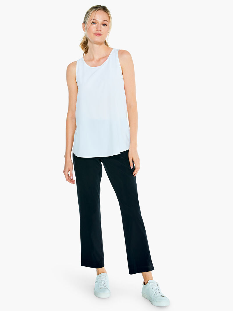 NIC AND ZOE S221881 ONYX TECH STRETCH STRAIGHT PANT