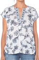 Liverpool LM8688Y19P61 BATIK FLORAL PAISLY BLOUSE